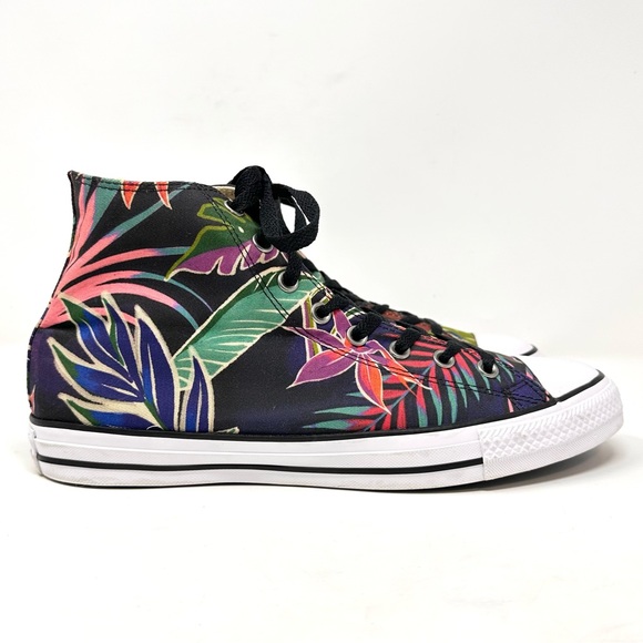 Converse Chuck Taylor All Star HI Unisex Shoes Fuchsia Glow/ Menta/ White - Picture 4 of 13